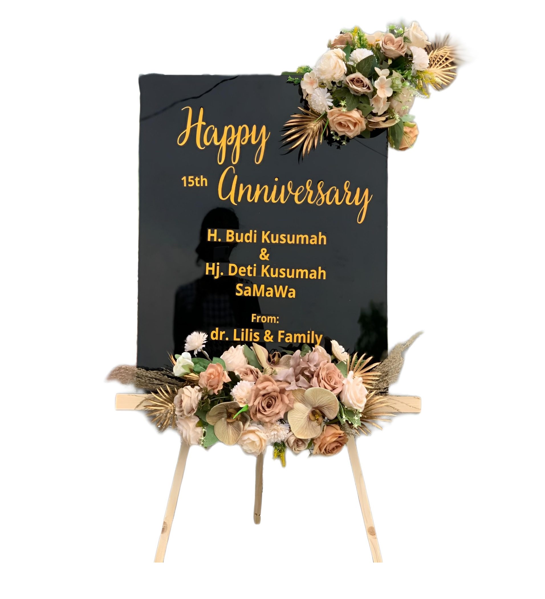 Papan Bunga Akrilik Banjarsari