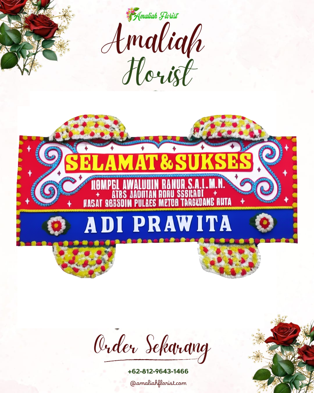 Papan Bunga Ucapan Selamat Banjarsari